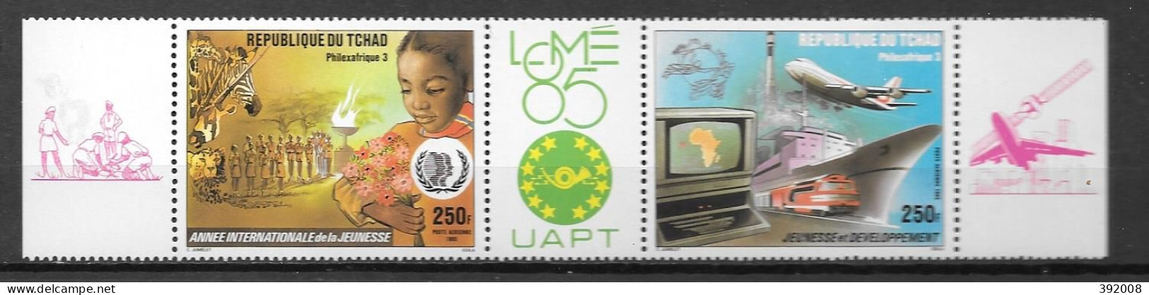 PA - 1985 - N° 298A **MNH - Philexafrique à Lomé - 1 - Tschad (1960-...)