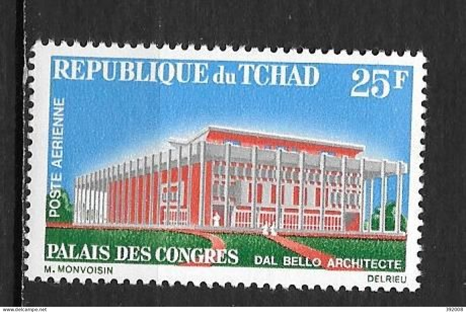 PA - 1966 - N° 35**MNH - Palais Des Congrés - Tchad (1960-...)