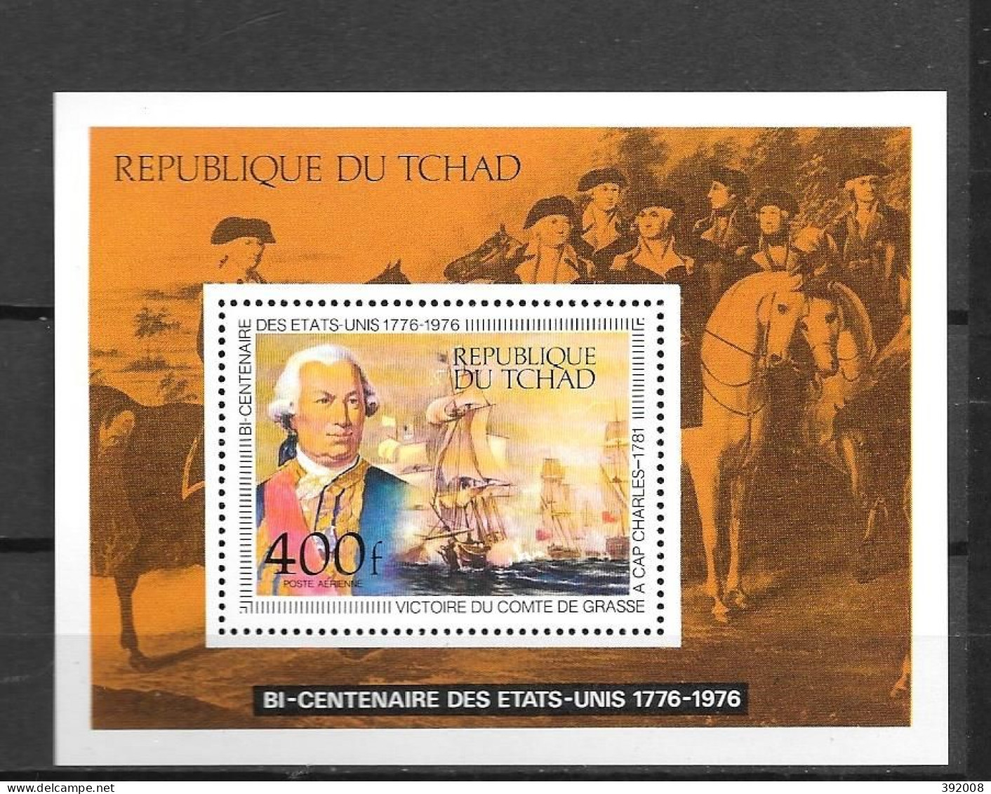 BF - 1976 - N° 16 **MNH - 200 Ans Indépendance Etats-Unis - Chad (1960-...)