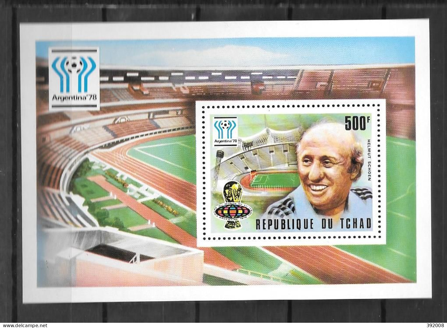 BF - 1977 - N° 22 **MNH - Football Argrntine - Tchad (1960-...)