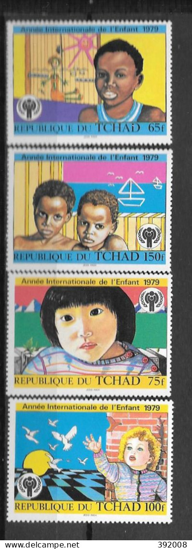 1979 - N° 365 à 368**MNH - Année De L'enfant - Tchad (1960-...)