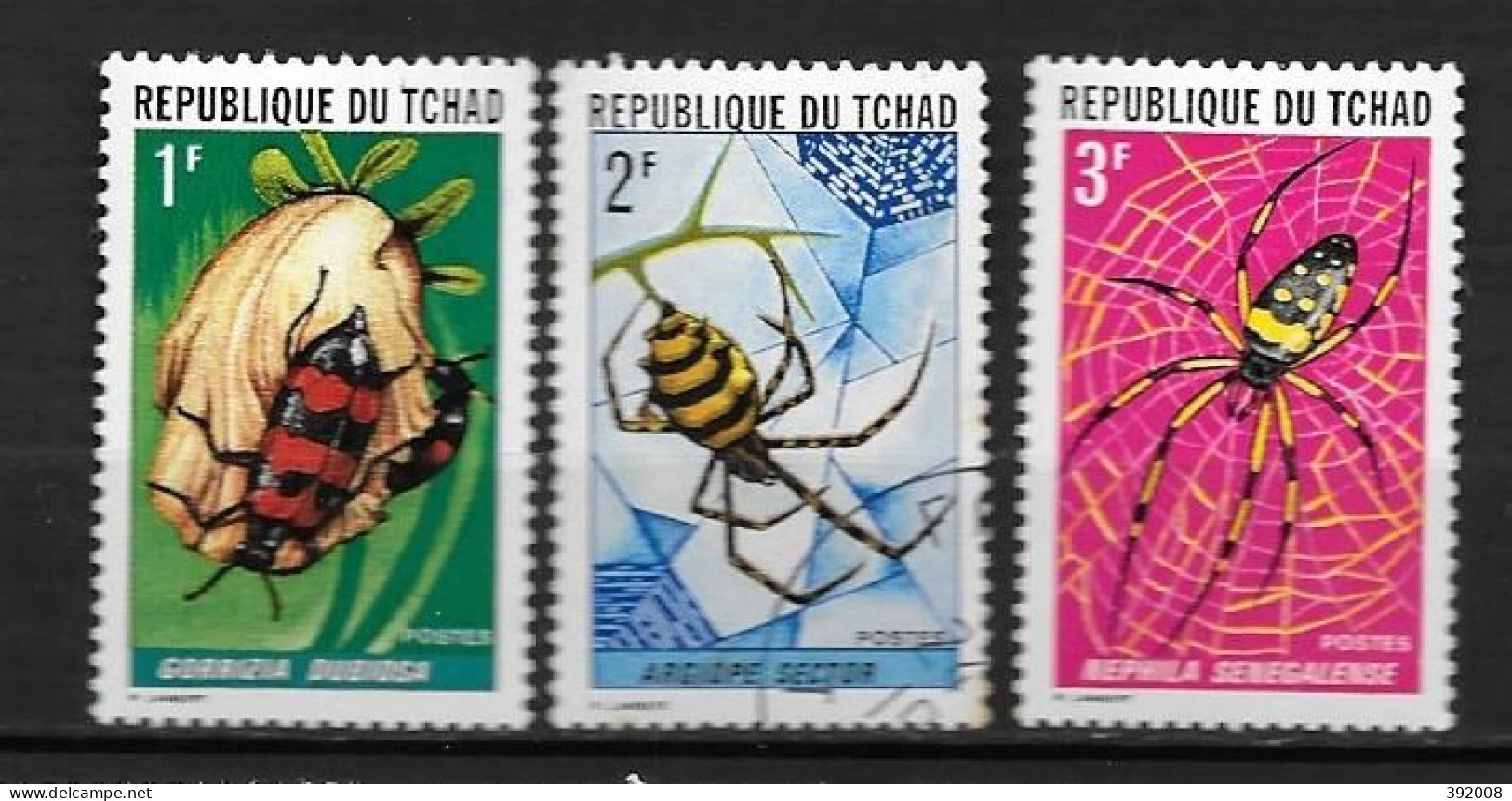 1972 - N° 245 à 247**MNH - Insectes - Chad (1960-...)