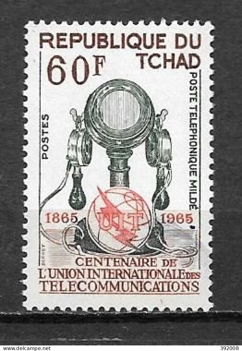 1965 - N° 111**MNH - 100 Ans U.I.T. - Chad (1960-...)