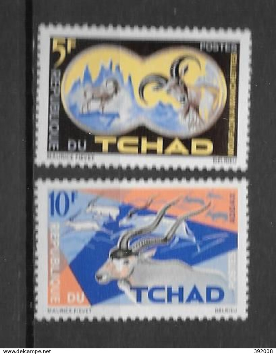1965 - N° 104 à 105 **MNH - Protection De La Faune - Chad (1960-...)