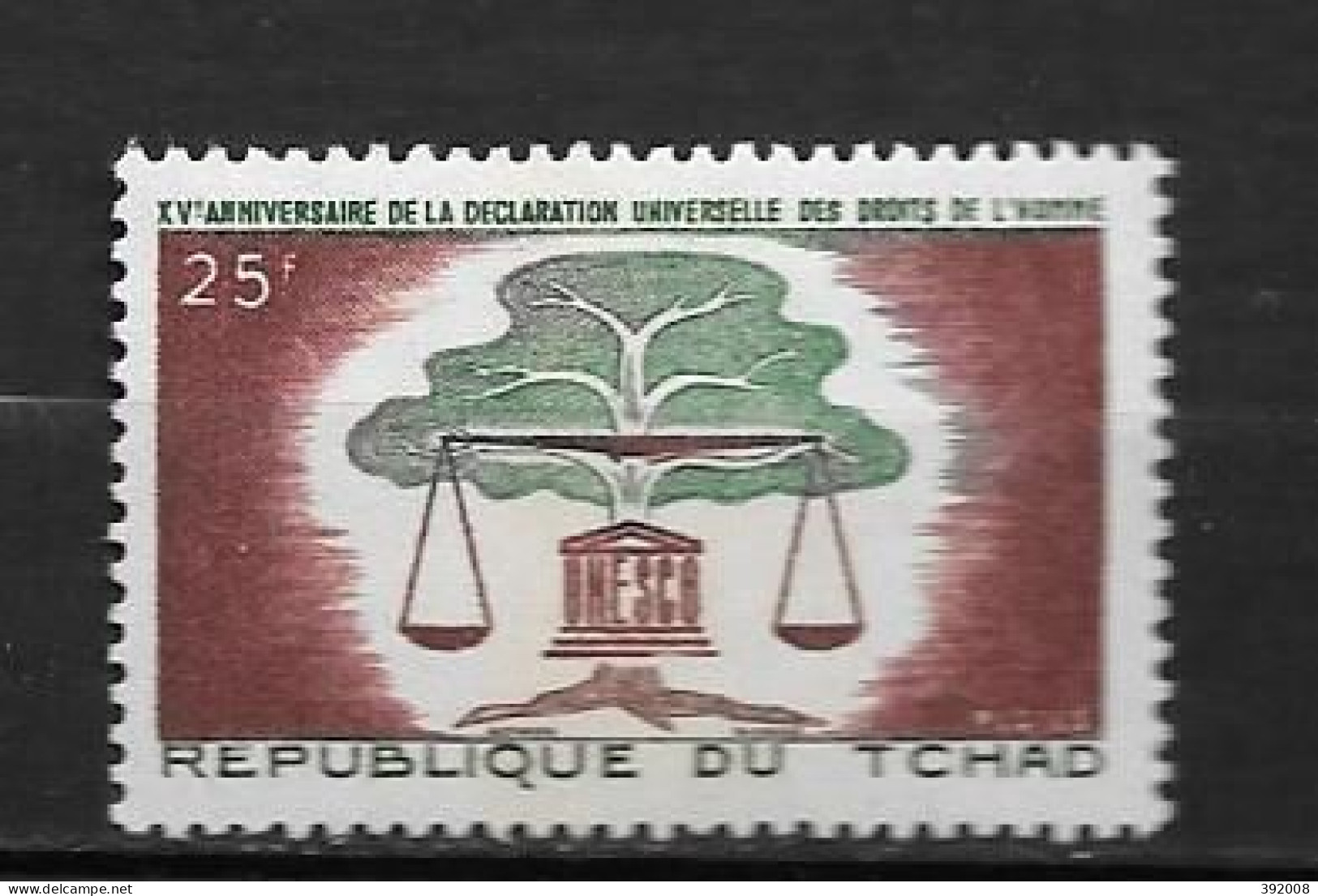 1963 - N° 93 **MNH - Journée Météorologique - Tchad (1960-...)