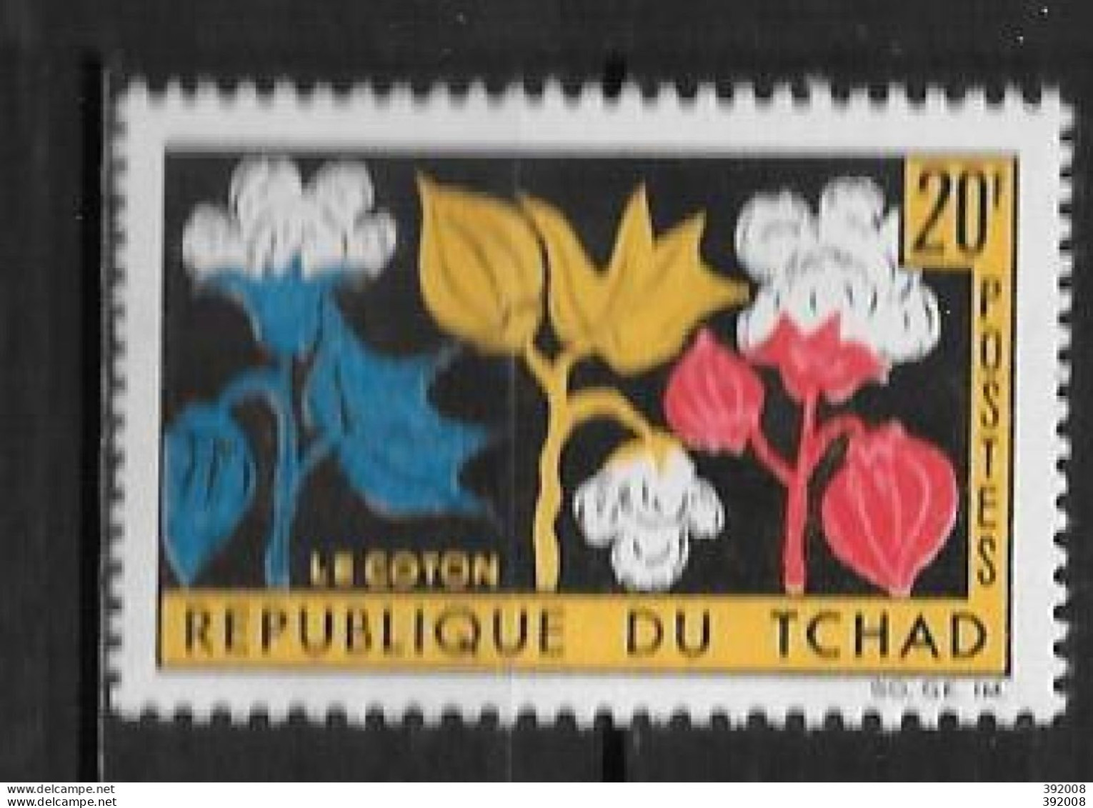 1964 - N° 99 *MH - Culture Du Coton - Tchad (1960-...)