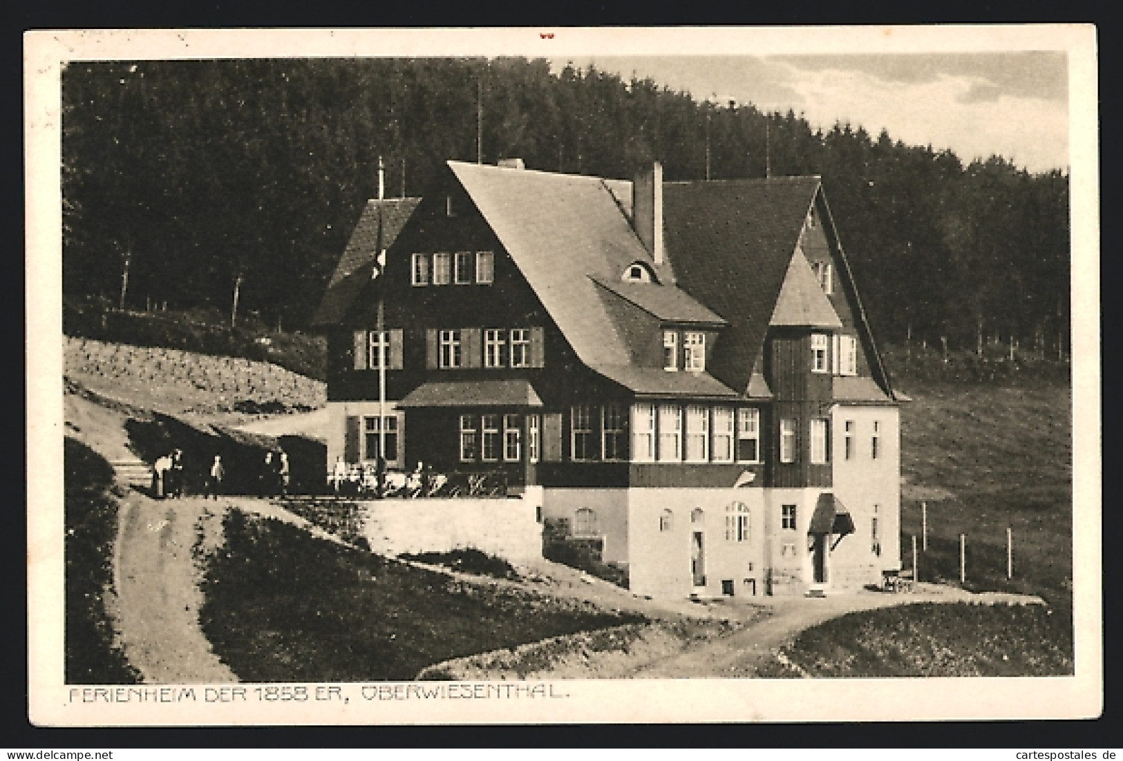 AK Oberwiesenthal, Ferienheim Der 1858er Am Fichtelberg  - Oberwiesenthal