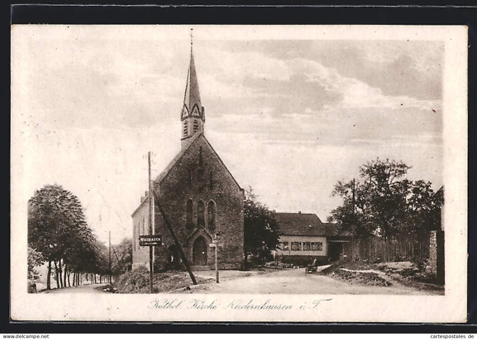 AK Niedernhausen I. Taunus, An Der Kathol. Kirche  - Taunus