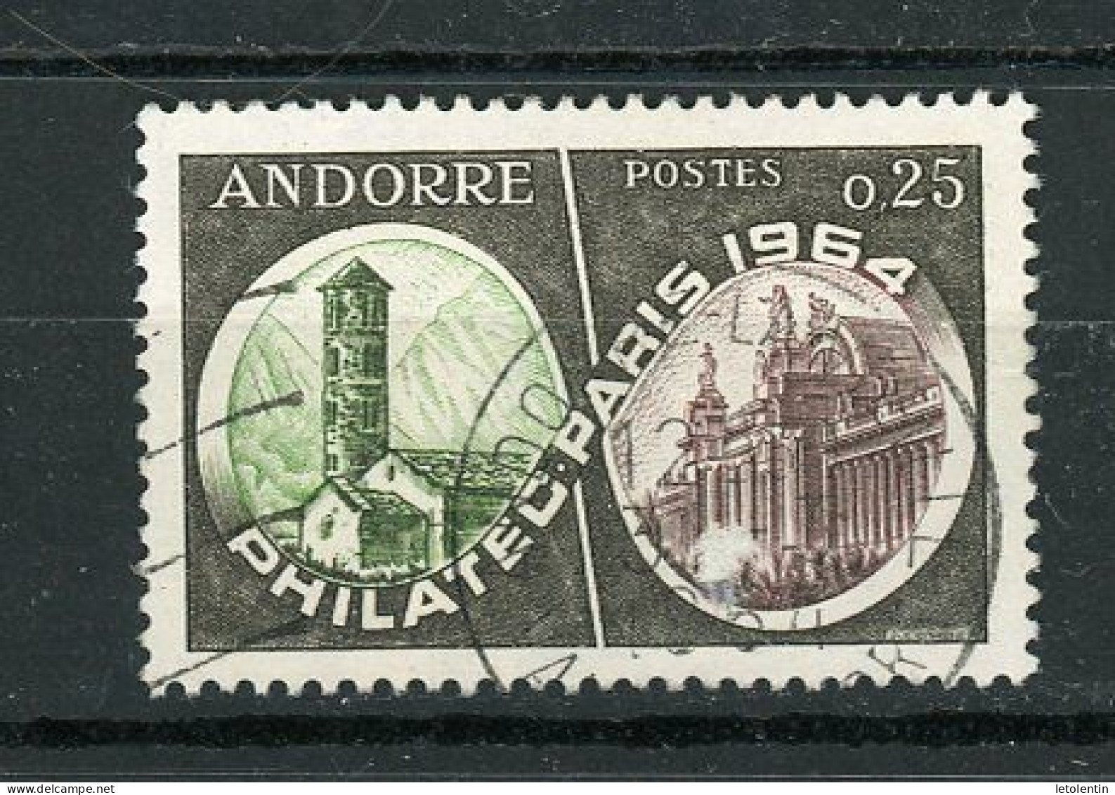 ANDORRE FR -  PHILATEC -  N° Yvert  171 Obli. - Used Stamps