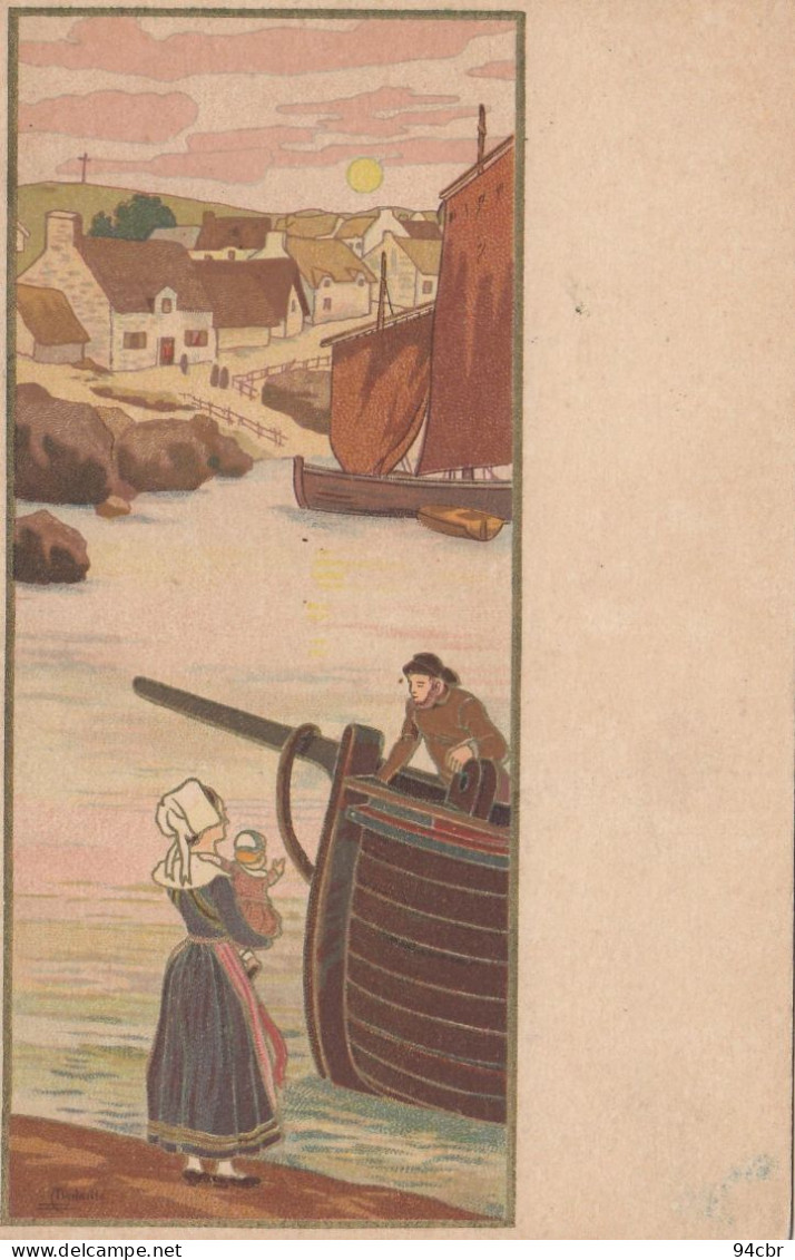 CPA (  Illustrateur)  Port   (b .bur Theme) - 1900-1949
