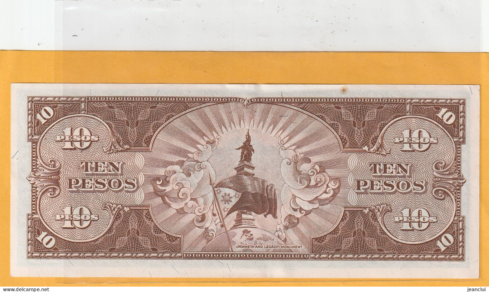 CENTRAL BANK OF PHILIPPINES   (  ENGLISH ISSUES  ) .  10 PESOS  .  N°  EB 390999  .  2 SCANNES - Philippines