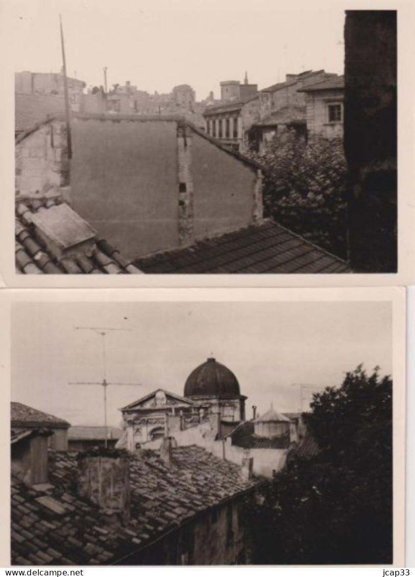 2 PHOTOS  -  AVIGNON  - Vue Du Grenier  - 1966  - - Luoghi