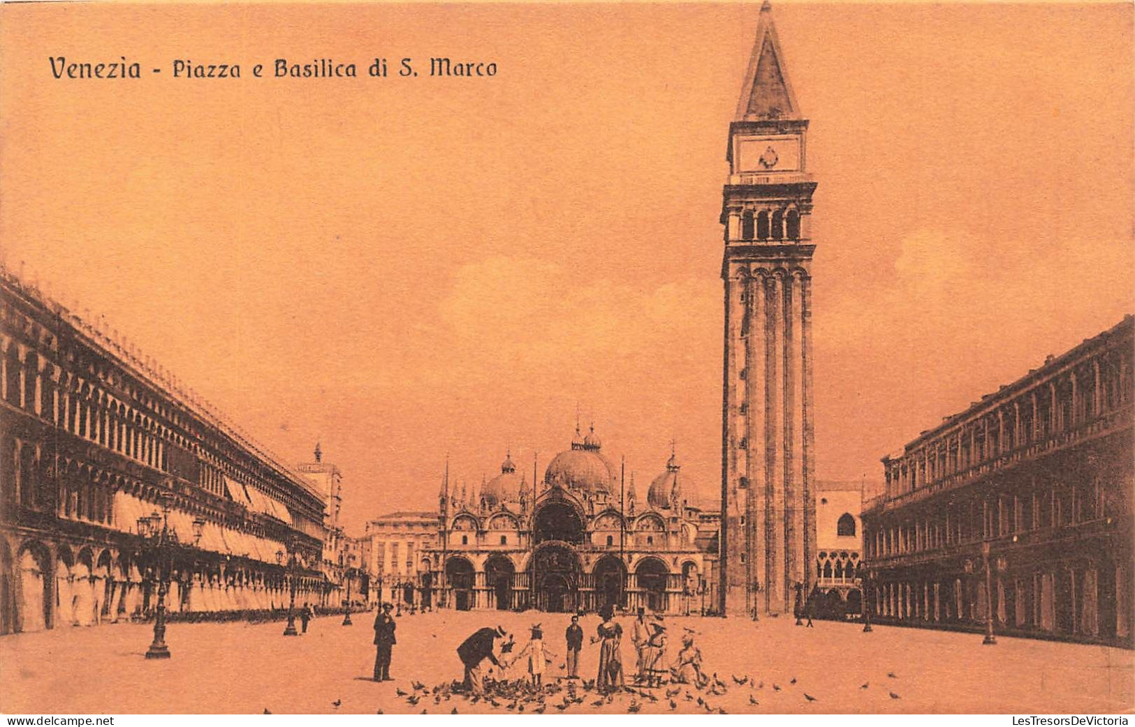 ITALIE - Venezia - Piazza E Basilica Di S. Marco - Carte Postale Ancienne - Venezia (Venedig)
