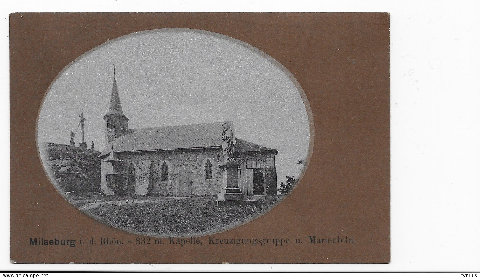 CPA - MILSEBURG - KAPELLE - KREUZIGUNGSGRUPPE U. MARIENBILD - Fulda