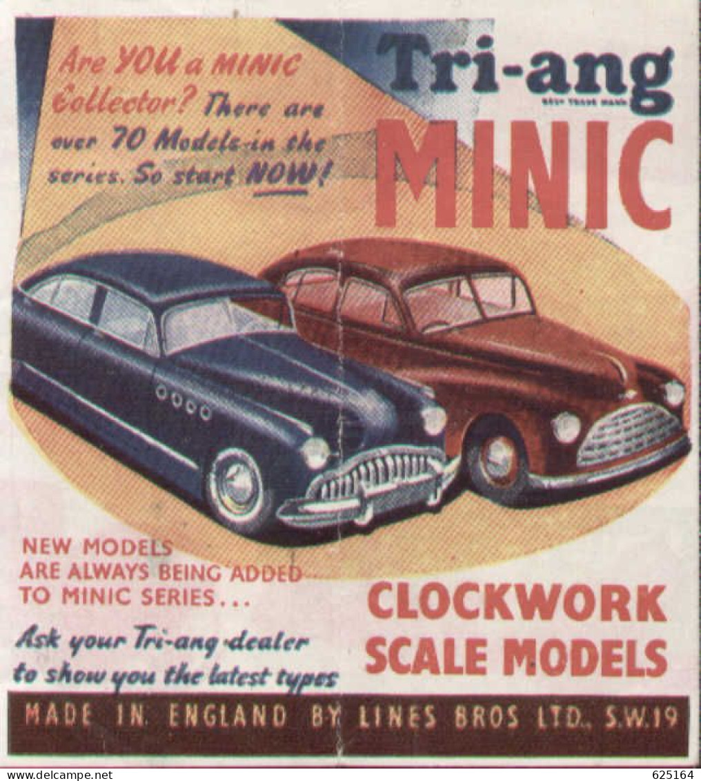 Catalogue Tri-ang-MINIC 1960 S CLOCKWORK SCALE MODELS - LINES BROS Ltd - Engels