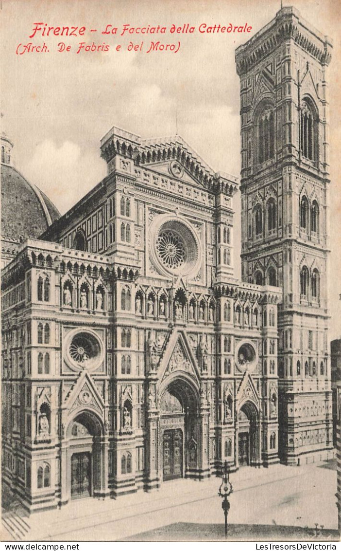 ITALIE - Firenze - La Facciata Della Cattedrale - Carte Postale Ancienne - Firenze (Florence)