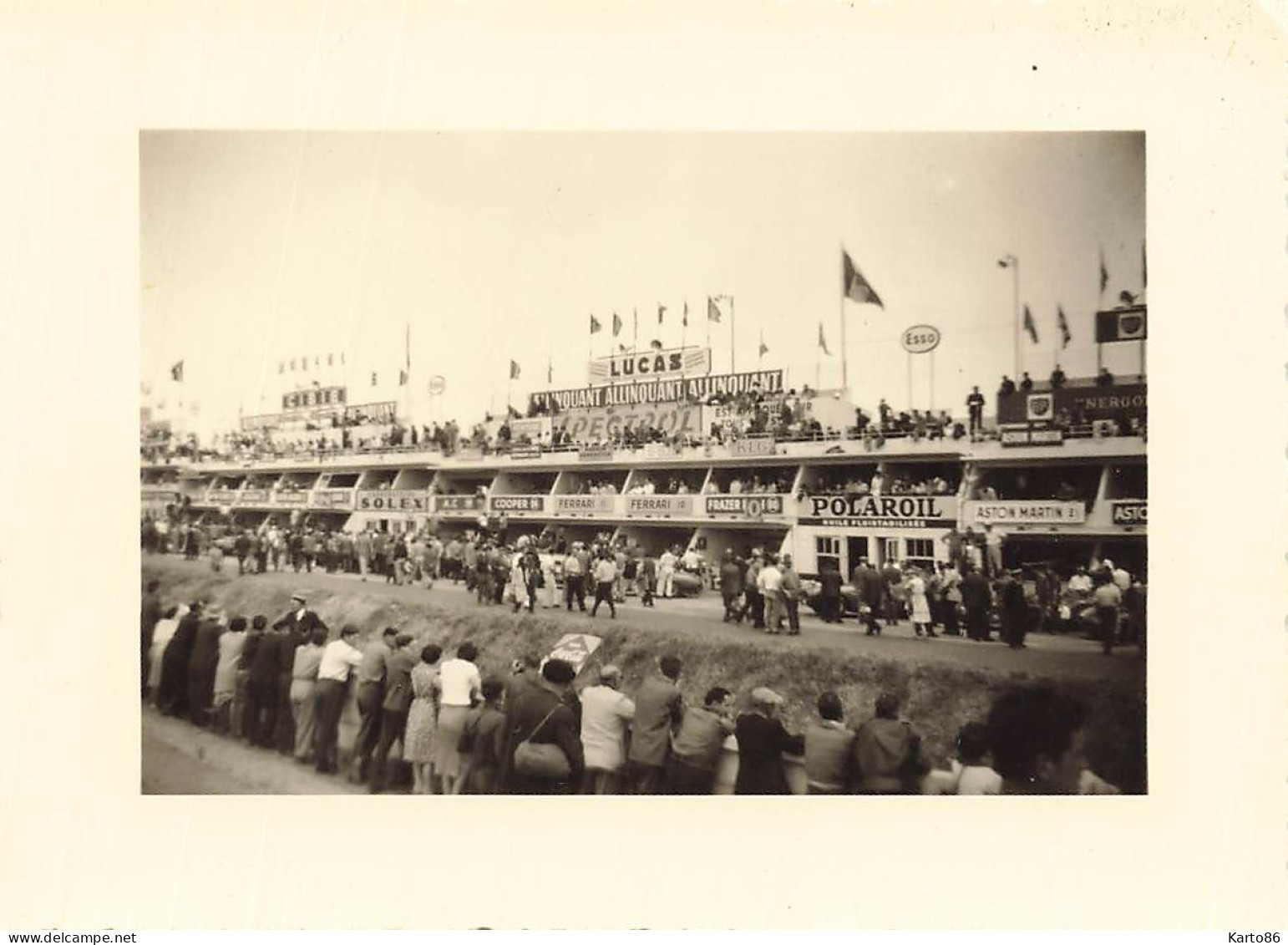 24heures du mans 1954 * 8 photos anciennes * voiture de course pilotes automobiles circuit * course 24H * 10.4x7.5cm