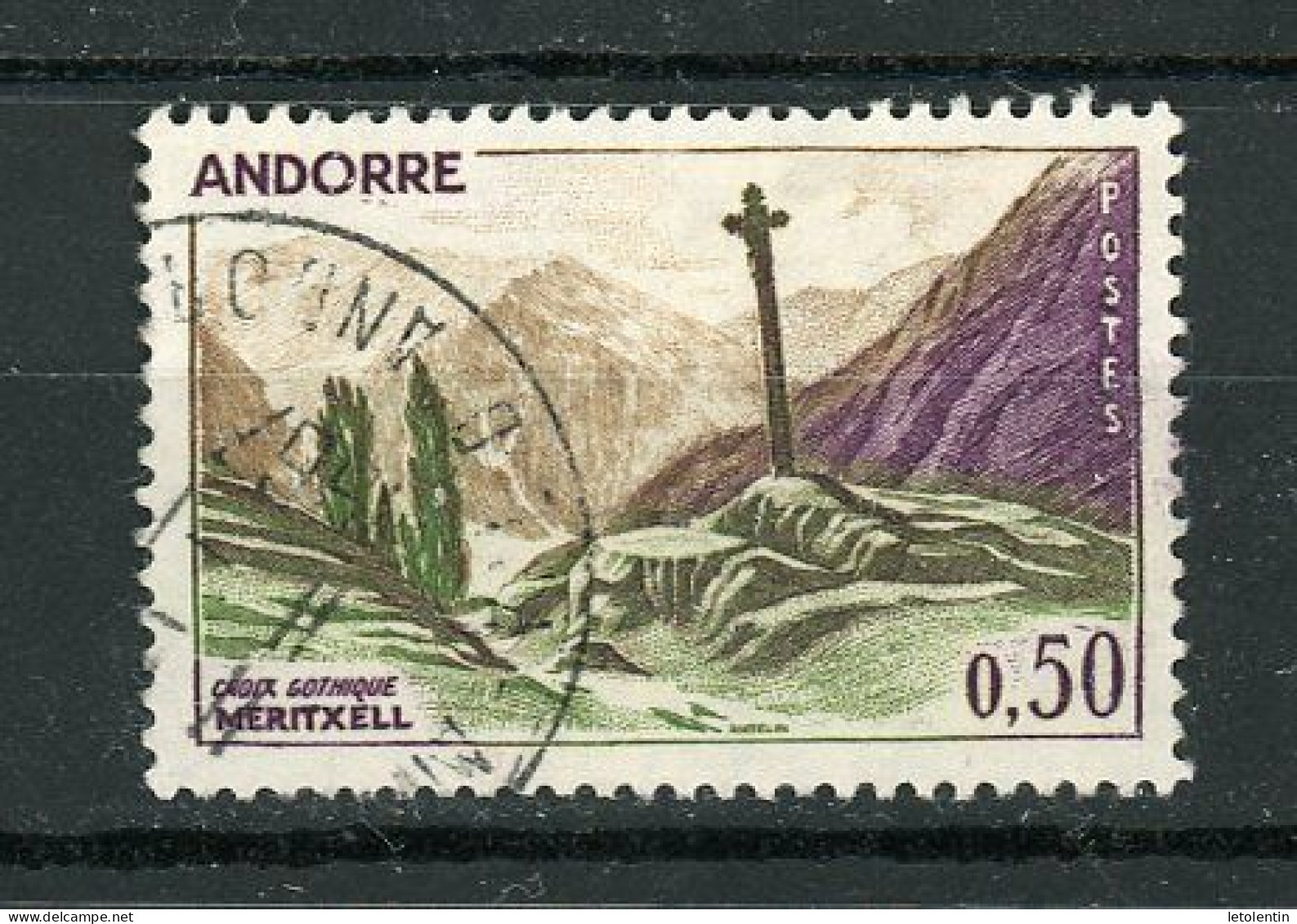 ANDORRE FR  -  PAYSAGES -  N° Yvert  161 Obli. - Used Stamps