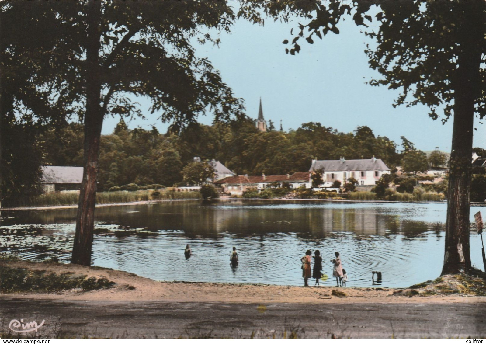 36 - Château-la-Vallière  -  Le Lac Et La Baignade - Autres & Non Classés