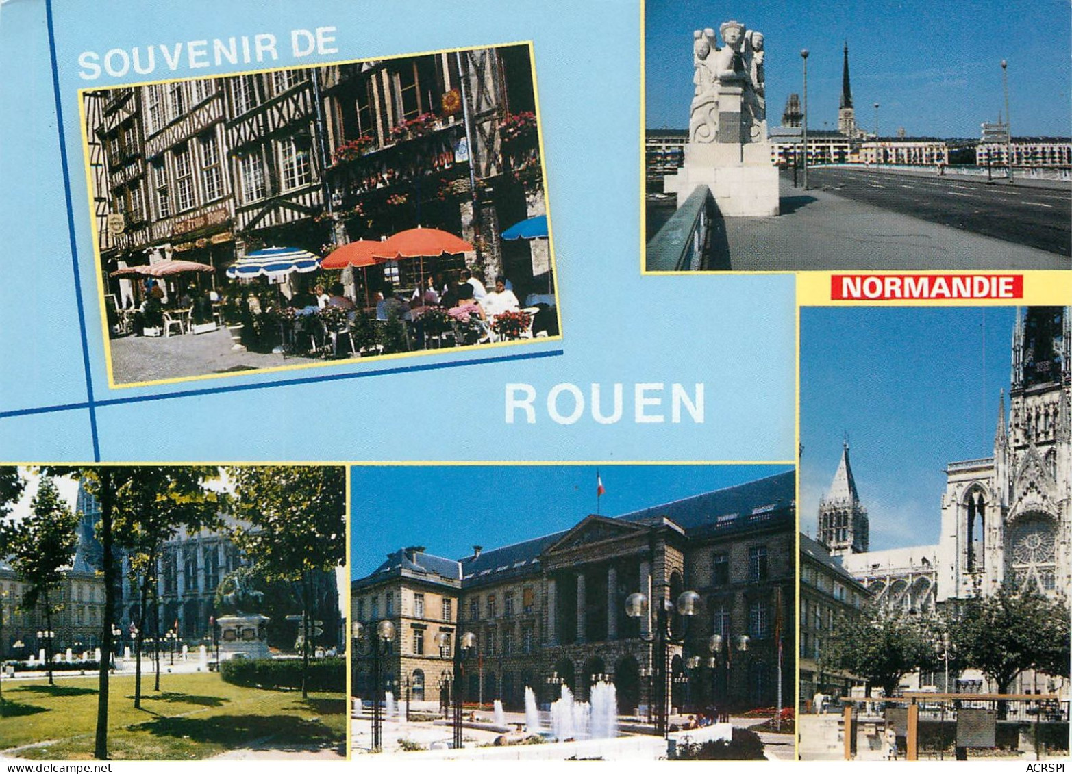 ROUEN Vues Diverses 16(scan Recto-verso) MD2507 - Rouen