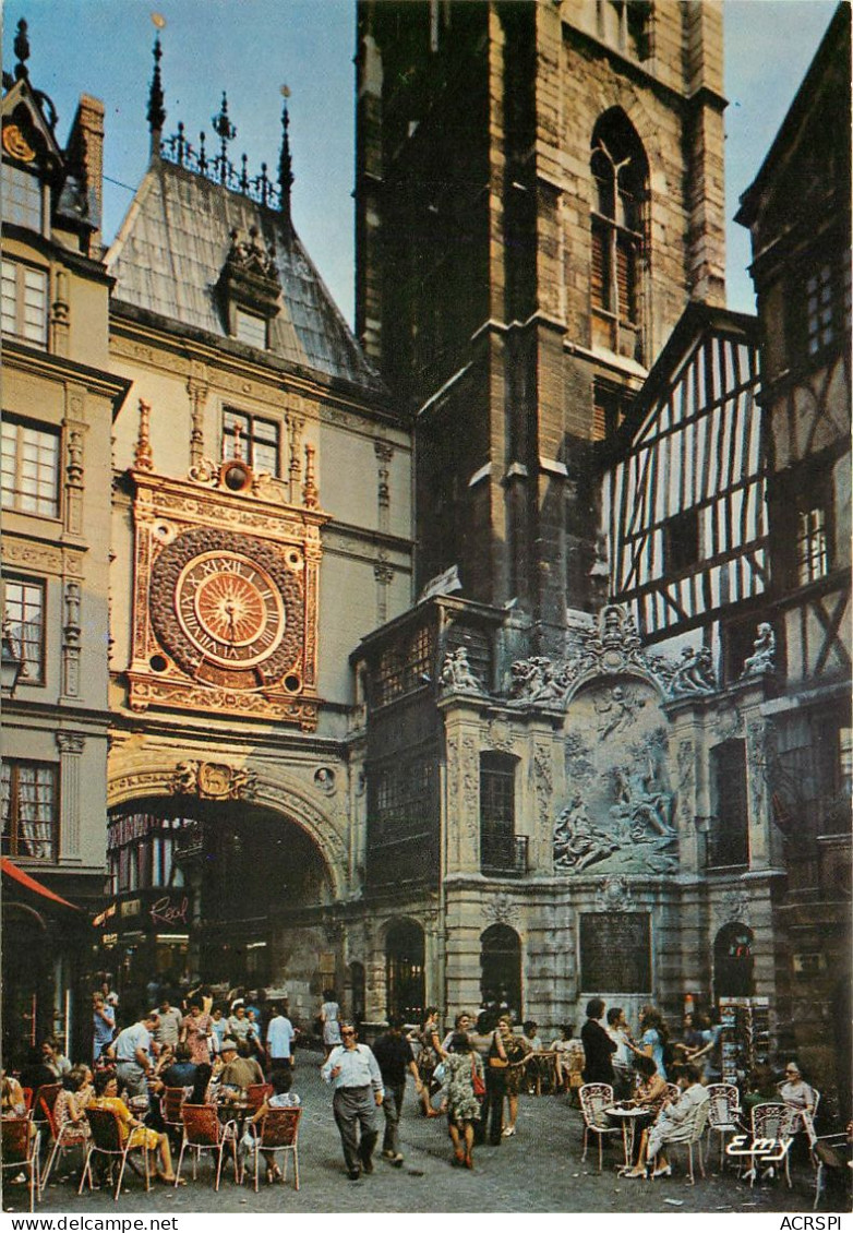 ROUEN Le Gros Horloge L Horloge De 1396 A Ete Placee Sur La Voute En 1527 18(scan Recto-verso) MD2513 - Rouen