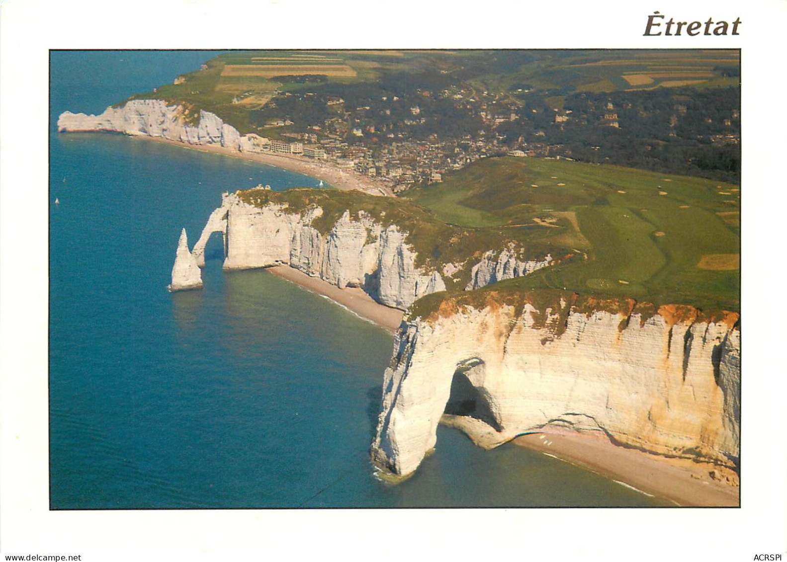 ETRETAT Vue Generale Des Falaises La Manneporte L Aiguille 26(scan Recto-verso) MD2513 - Etretat