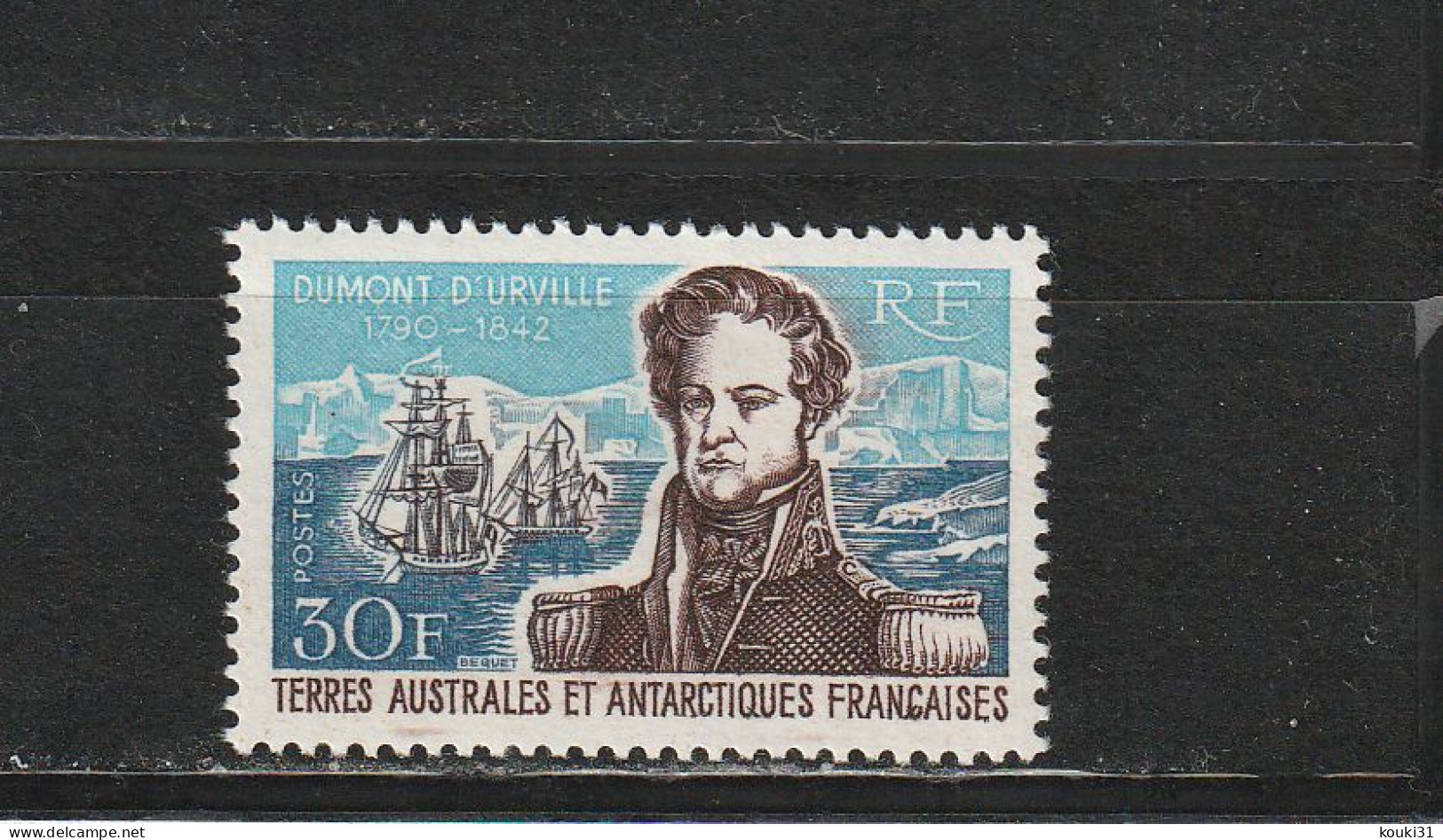 TAAF YT 25 ** : Dumont D'Urville - 1968 - Unused Stamps