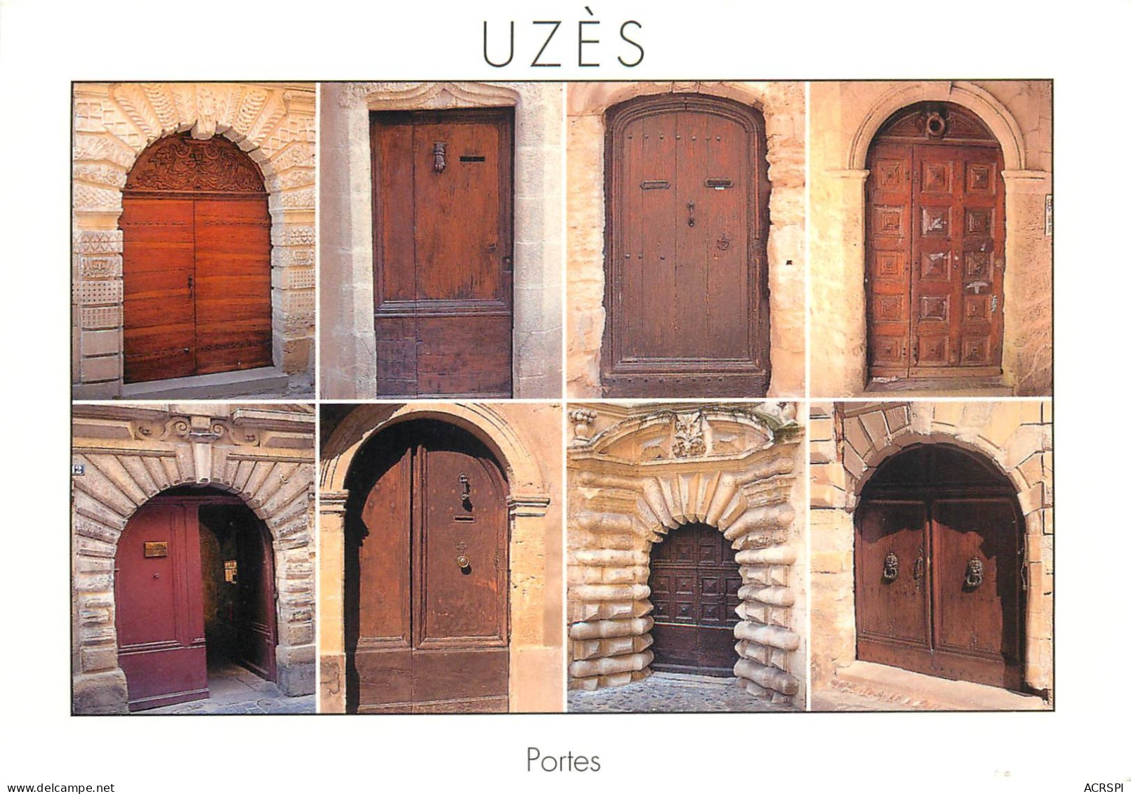 UZES Portes 11(scan Recto-verso) MD2542 - Uzès