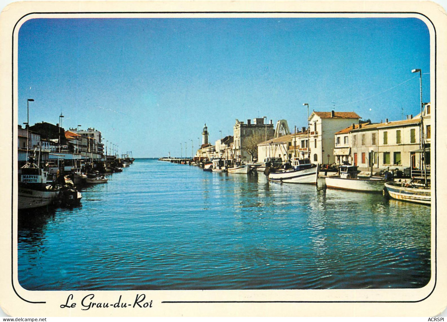 LE GRAU DU ROI Le Port De Peche Et Le Chenal 6(scan Recto-verso) MD2542 - Le Grau-du-Roi