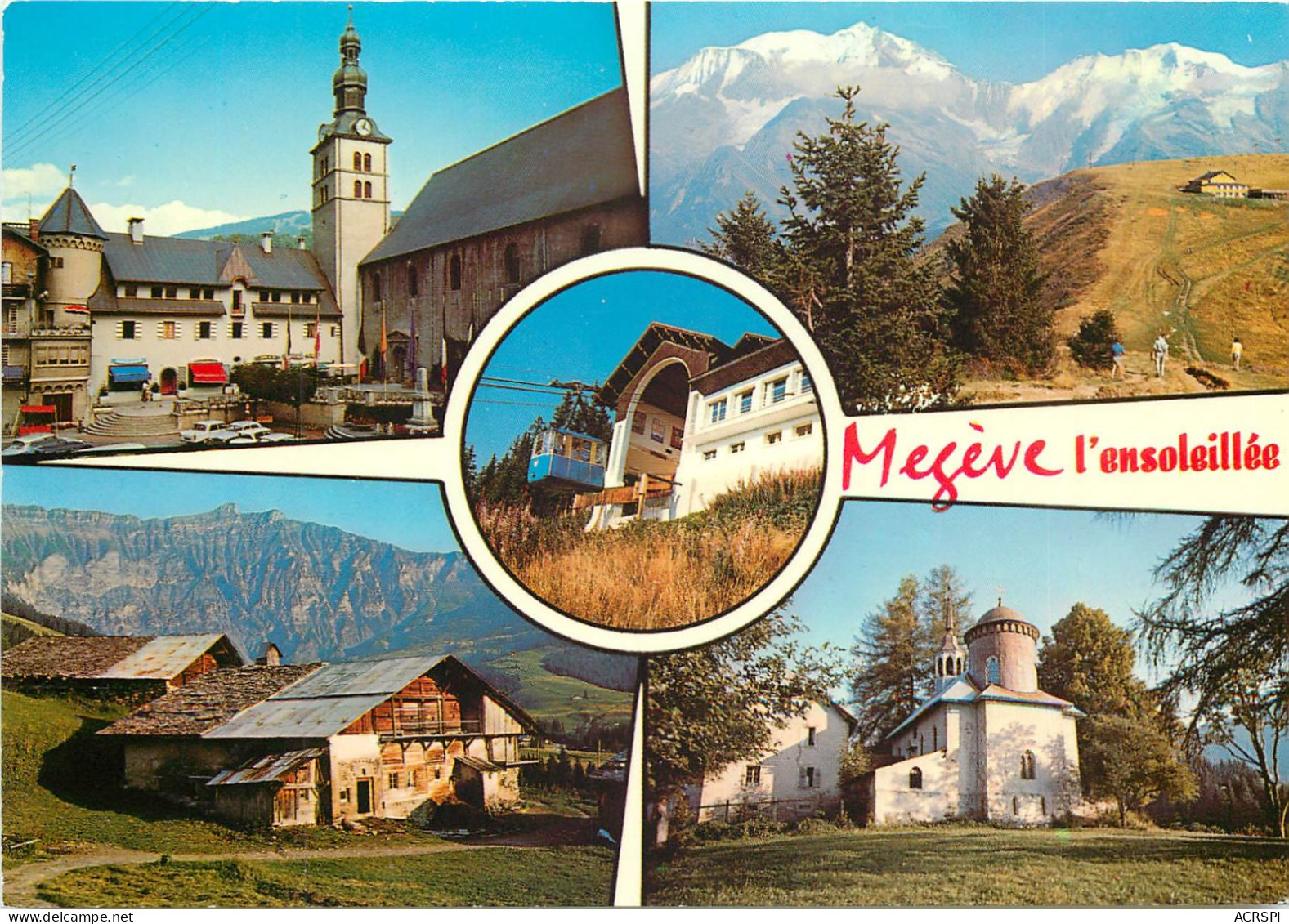 MEGEVE Et Le Massif Du Mont Blanc 23(scan Recto-verso) MD2581 - Megève