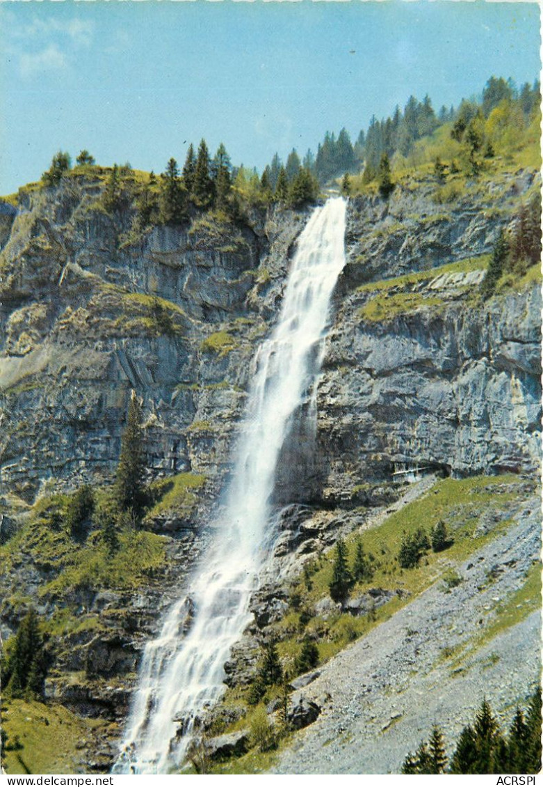 CHATEL Sur La Route Du Col De Bassachaix La Cascade De L Essert 8(scan Recto-verso) MD2580 - Châtel