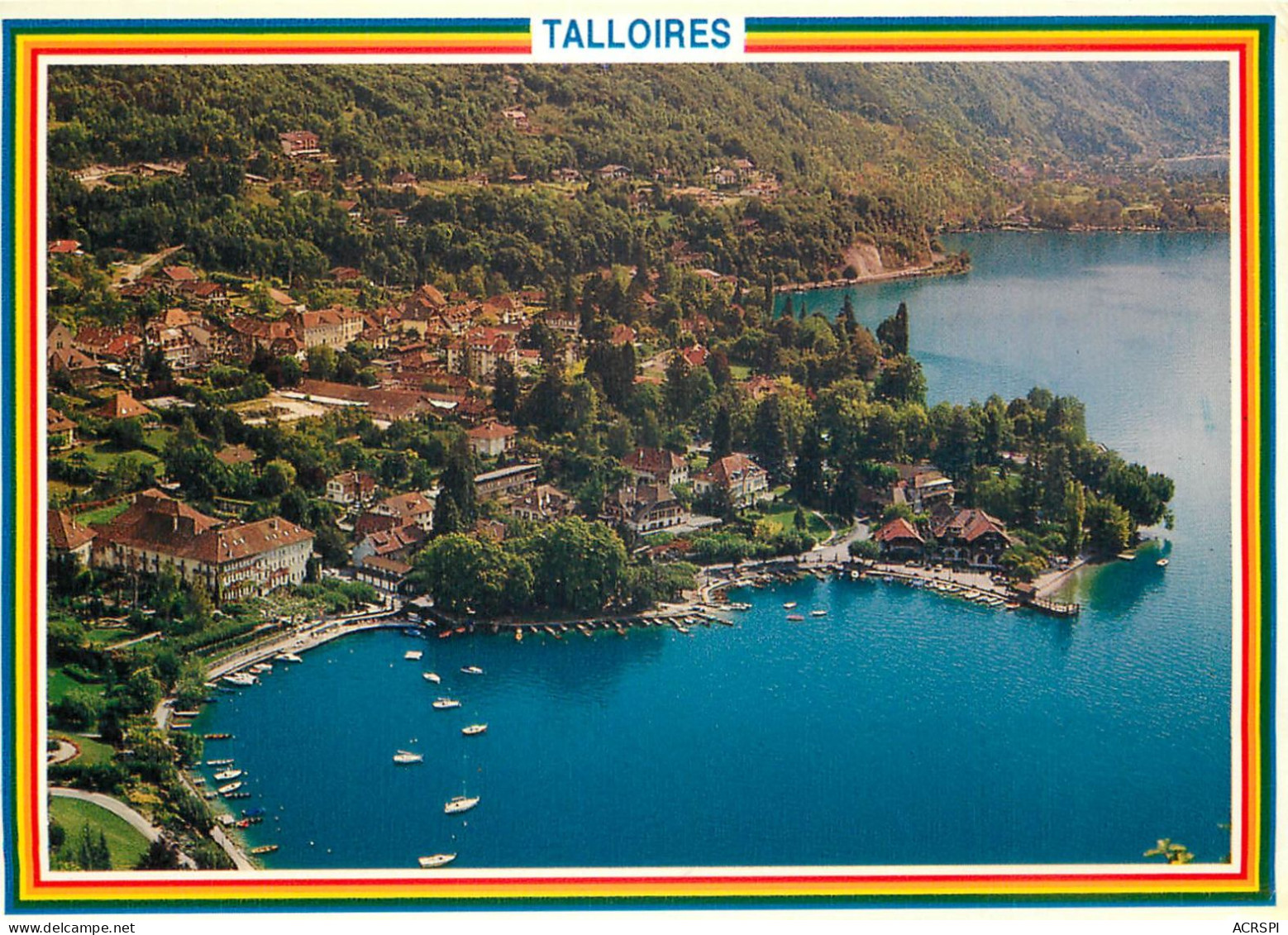 TALLOIRES Sur Les Rives Du Lac D Annecy Vue Panoramique Sur La Baie De Talloires 26(scan Recto-verso) MD2578 - Talloires