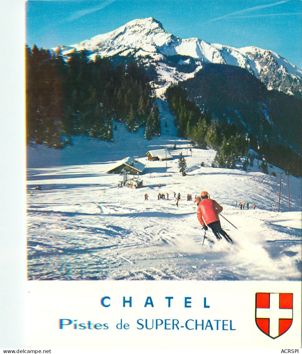 CHATEL Face Au Mont De Grange 23(scan Recto-verso) MD2565 - Châtel