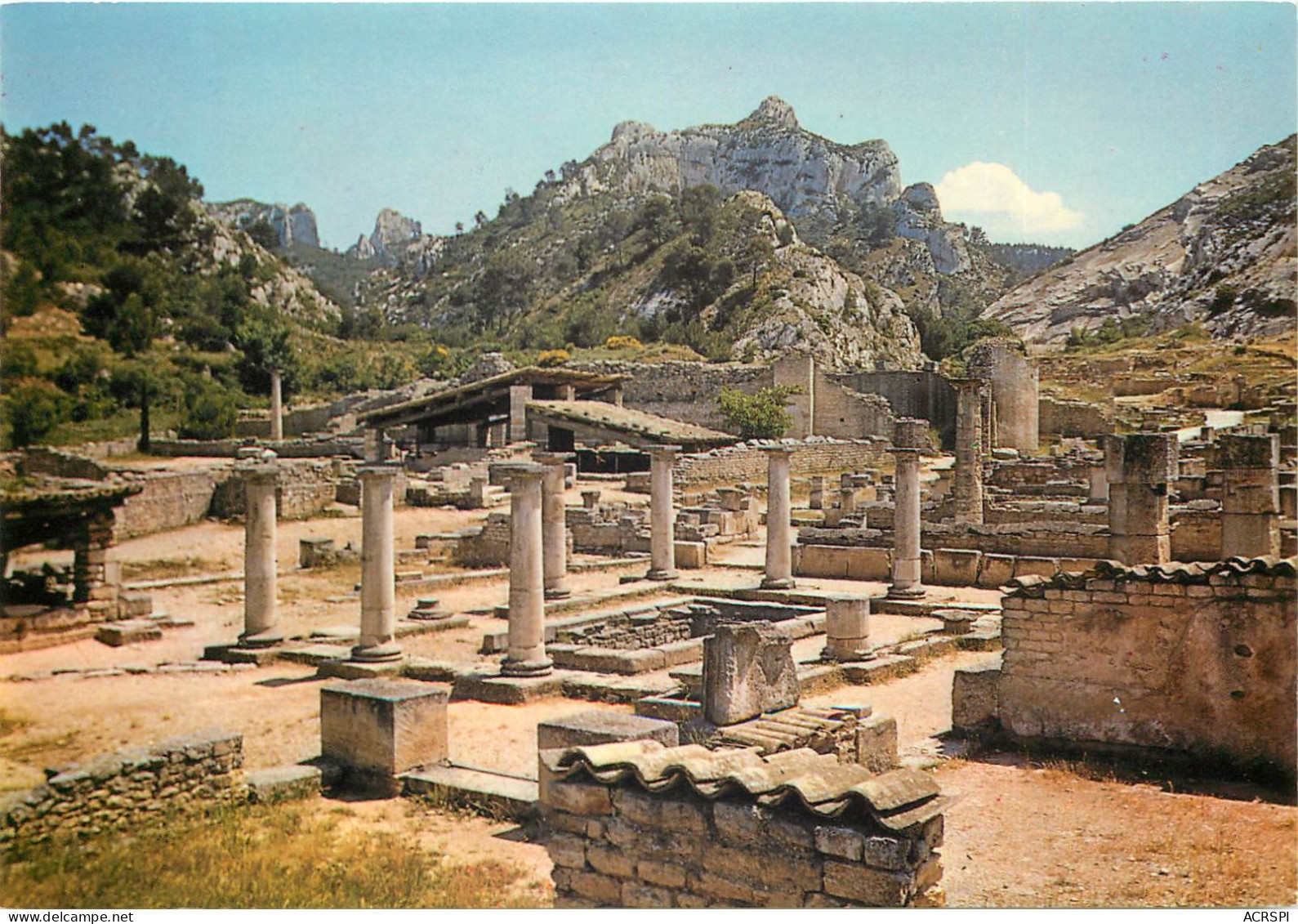 SAINT REMY DE PROVENCE GLANUM Quartier Bas Glanum Au Premier Plan Maison Des Antes 5(scan Recto-verso) MD2598 - Saint-Remy-de-Provence