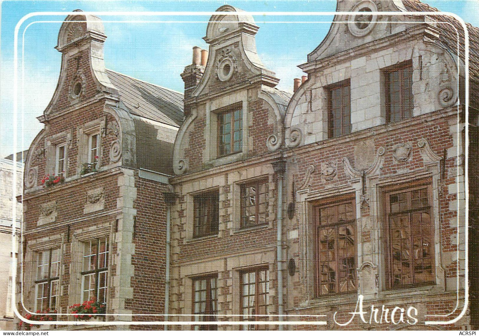 Regard Sur ARRAS MAISONS A Pignons De Style Flamand 19(scan Recto-verso) MD2589 - Arras