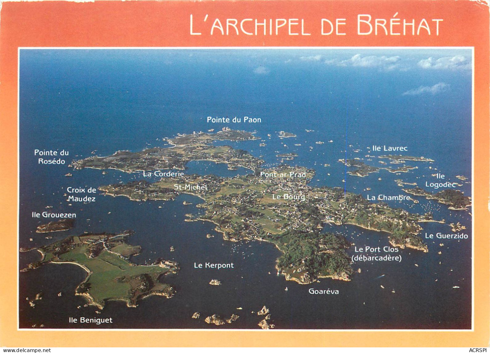 ILE DE BREHAT Vue Generale De La Rchipel 14(scan Recto-verso) MD2586 - Ile De Bréhat