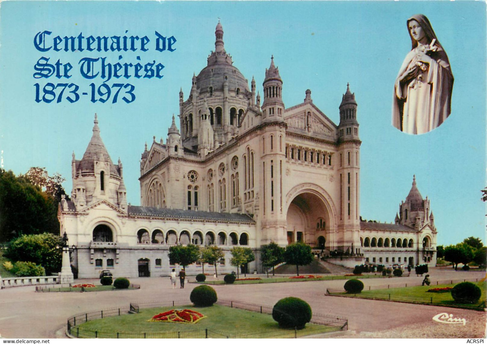 LISIEUX La Basilique Ste Therese De L Enfant Jesus Nee Le 2 Janvier 1873 9(scan Recto-verso) MD2585 - Lisieux