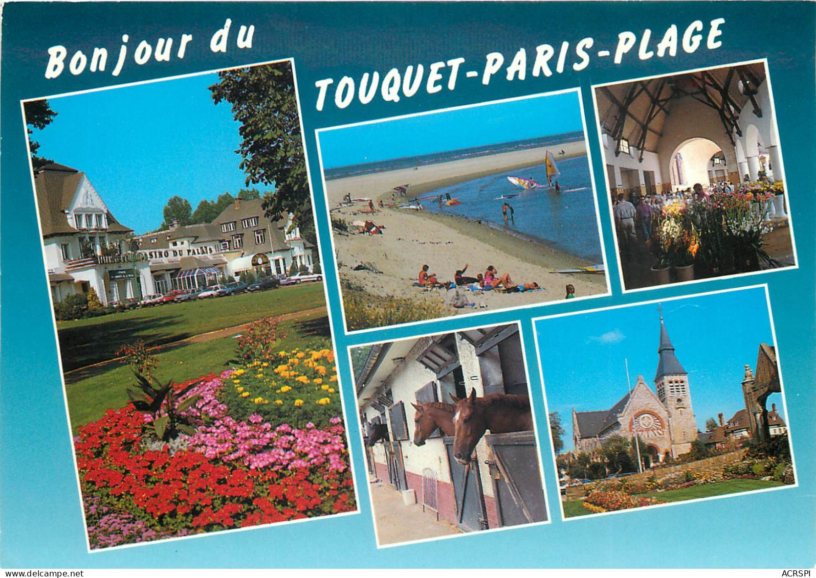LE TOUQUET PARIS PLAGE Le Palais De L Europe Et Le Casino De La Foret 11(scan Recto-verso) MD2584 - Le Touquet