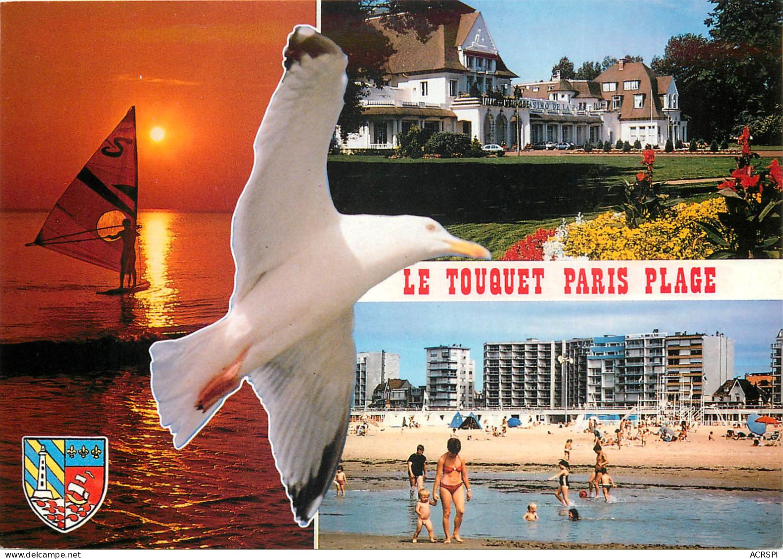 LE TOUQUET PARIS PLAGE Le Casino De La Foret La Plage Et Le Frotn De Mer  12(scan Recto-verso) MD2584 - Le Touquet