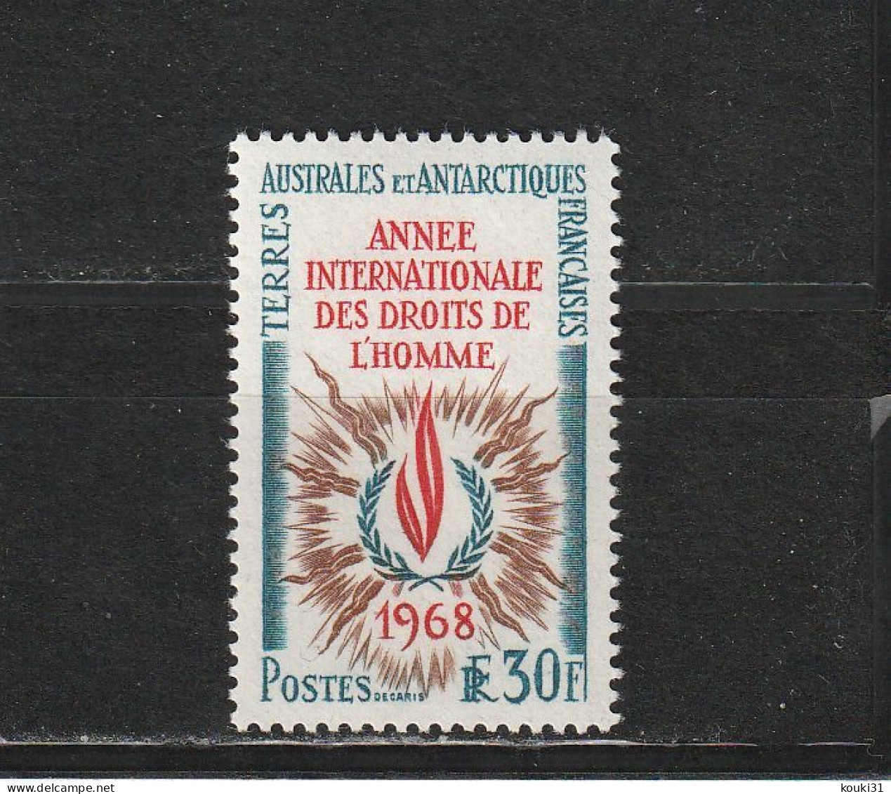 TAAF YT 27 ** : Droits De L'homme - 1968 - Unused Stamps