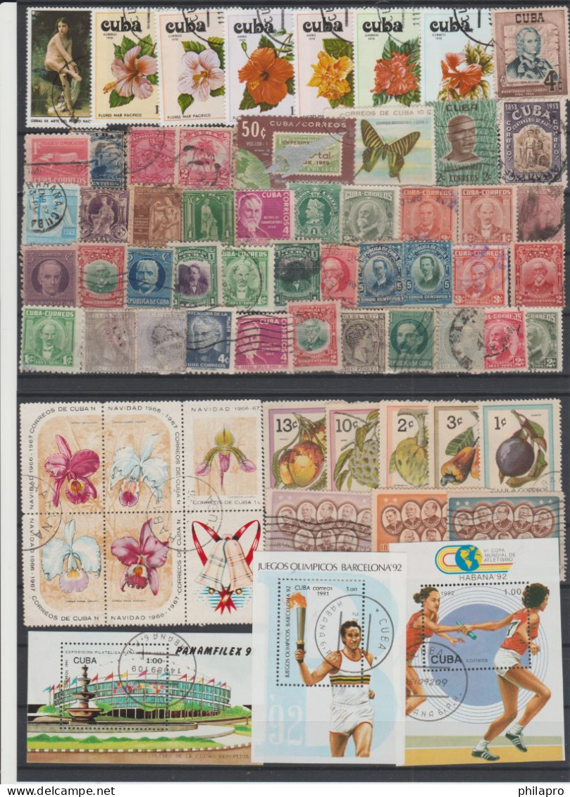 CUBA   2 Lot  USED  Réf  T  1489 - Andere & Zonder Classificatie