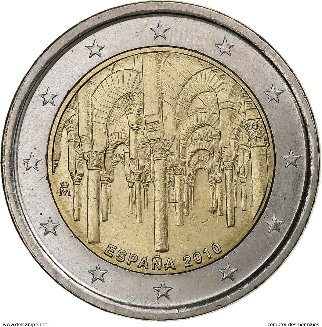 Espagne, Juan Carlos I, 2 Euro, UNESCO, 2010, Madrid, SPL, Bimétallique - Spain