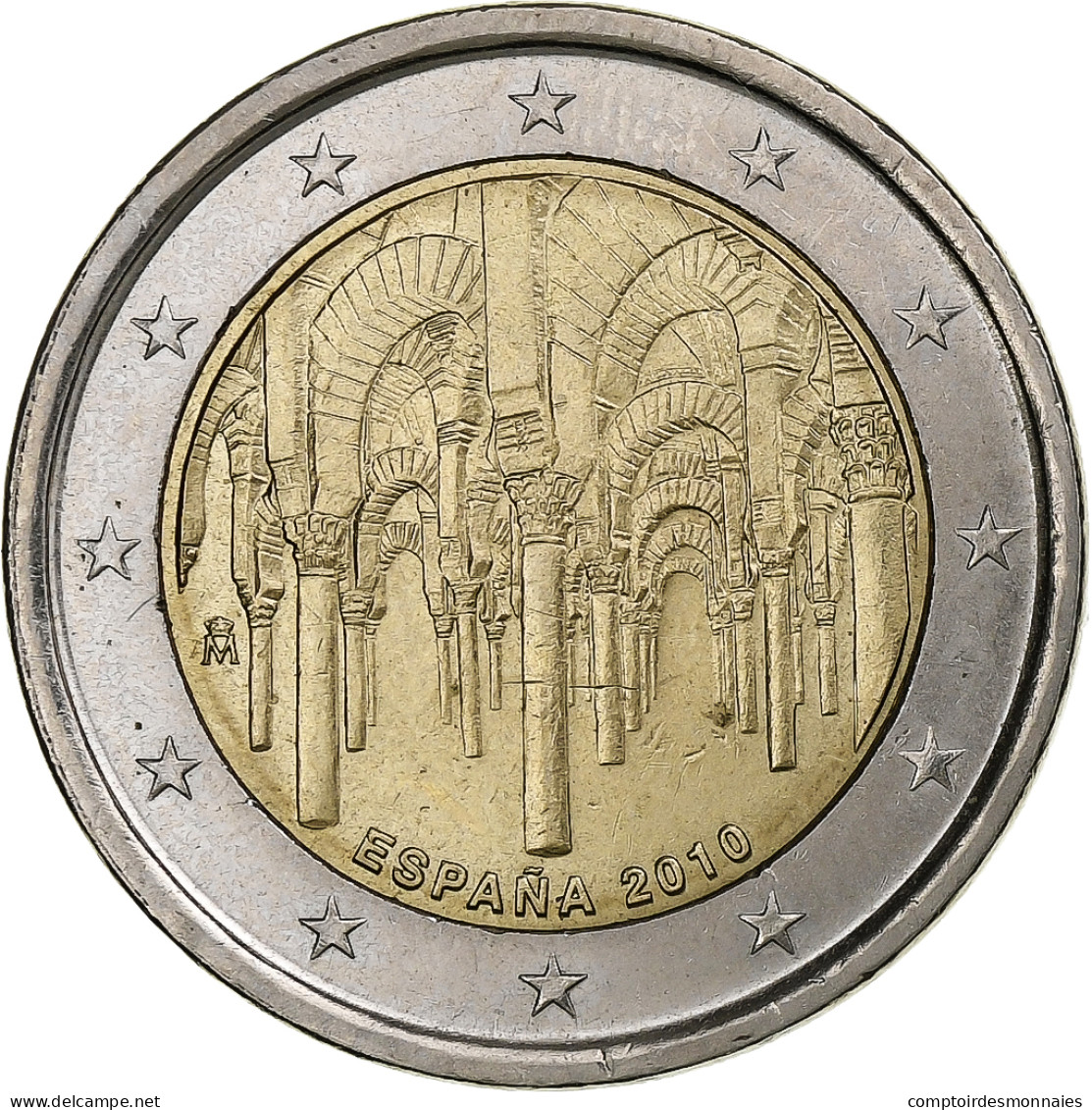 Espagne, Juan Carlos I, 2 Euro, UNESCO, 2010, Madrid, SPL, Bimétallique - España