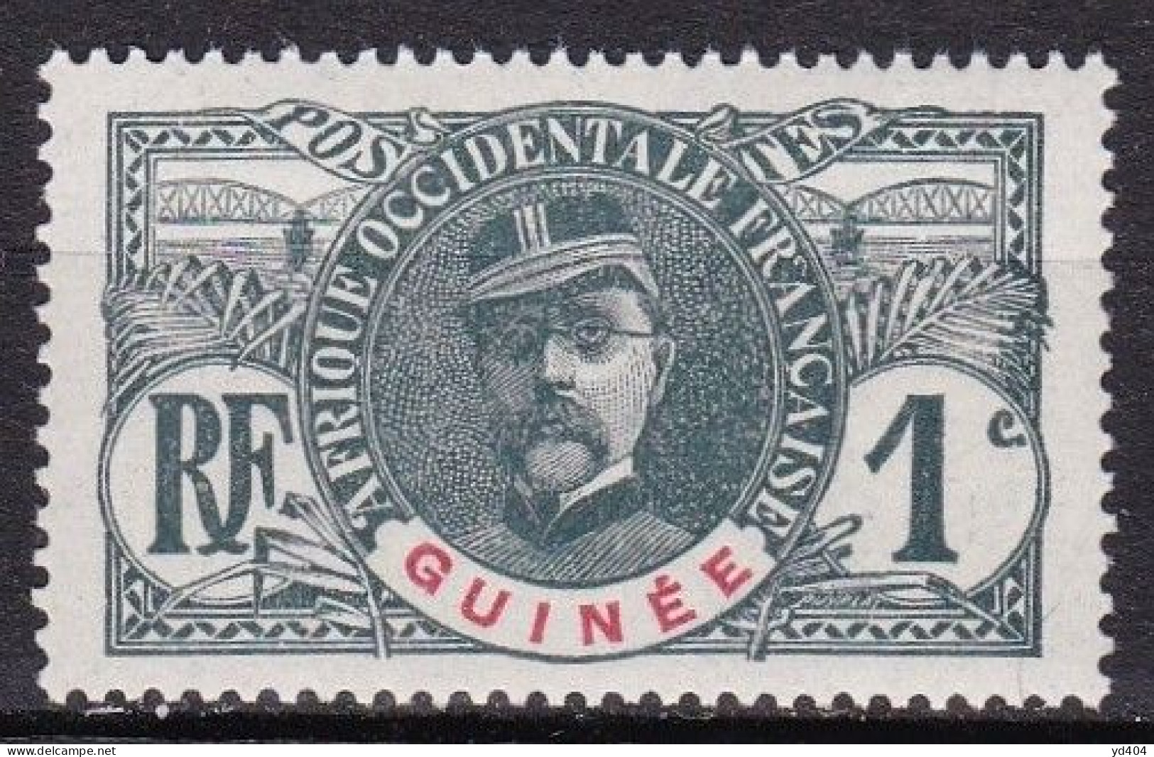 CF-GN-04B – FRENCH COLONIES – GUINEA – 1906 – YT # 33 MNH - Ungebraucht