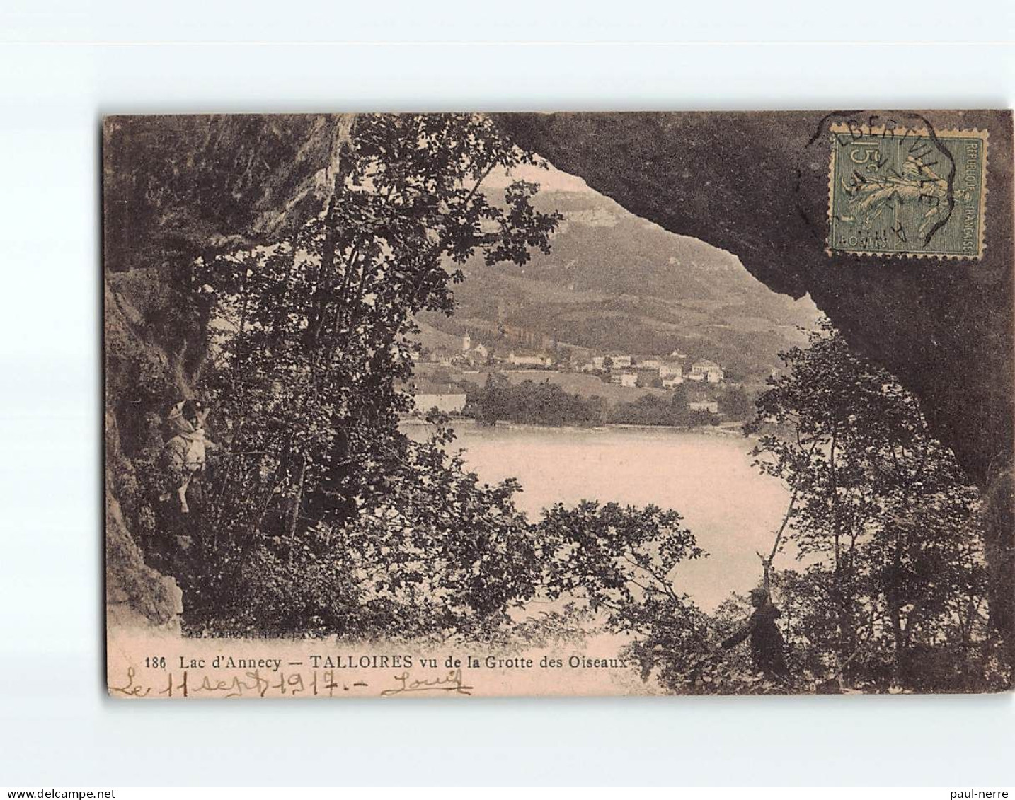 TALLOIRES : Vu De La Grotte Des Oiseaux - Très Bon état - Talloires