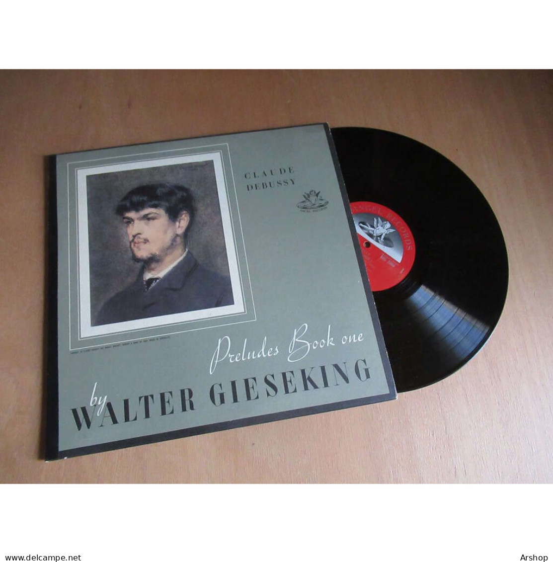 WALTER GIESEKING Preludes Book One DEBUSSY Piano Classique - ANGEL 35066 US Lp - Klassik