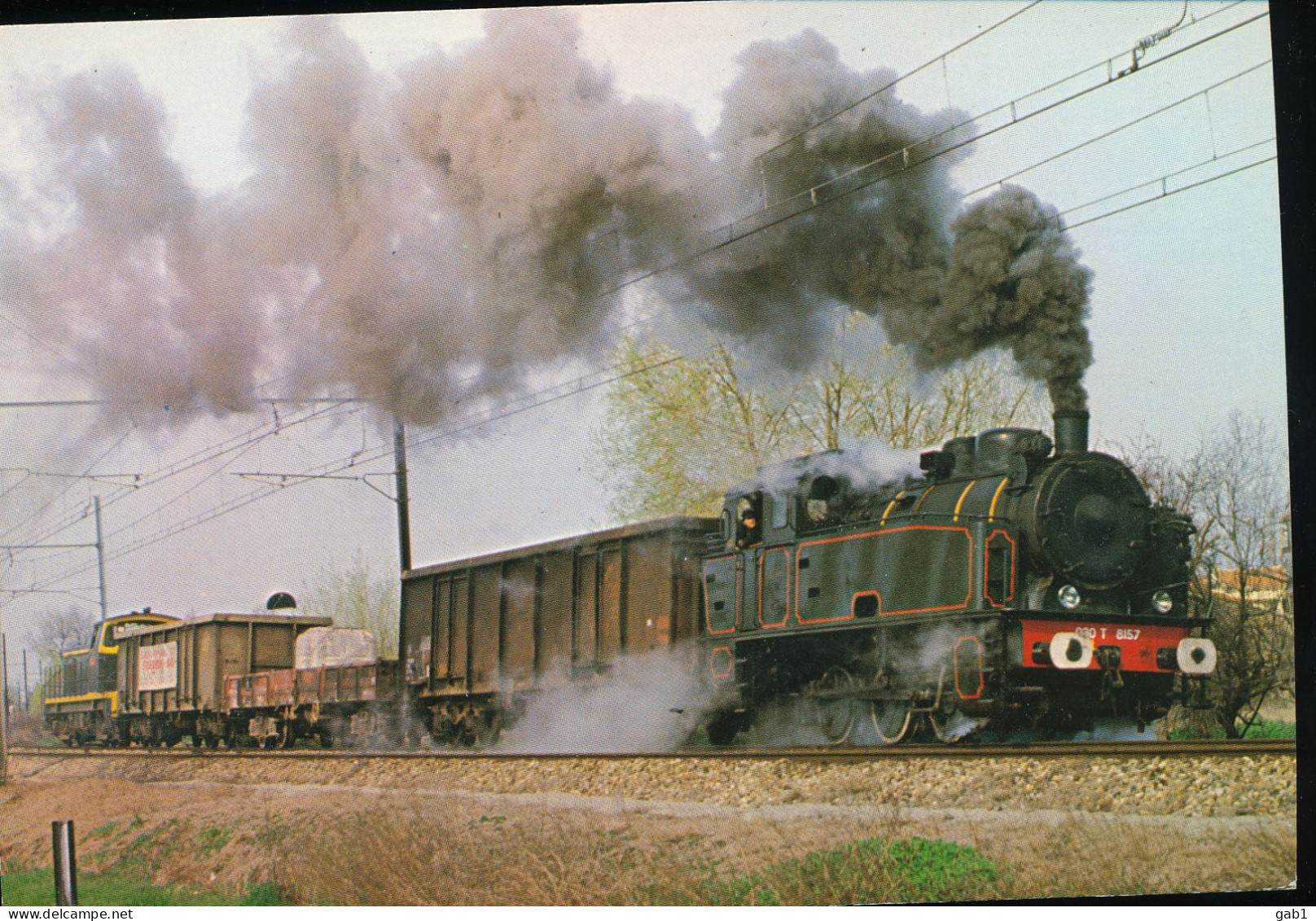 TRAINS ---  Le Train De Rodage De La 030T S.A.C.M. N° 8157 - Trains