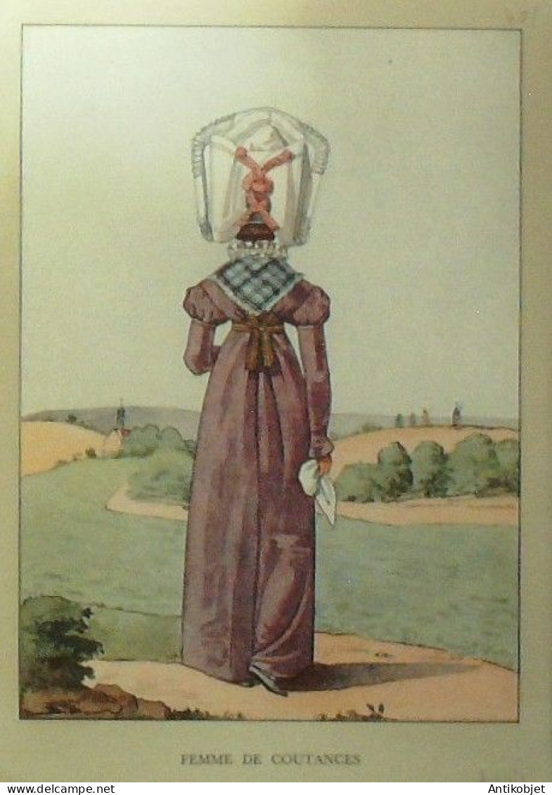 Costume Normandie Coutances (50) Villageoise XIXème - Célébrités