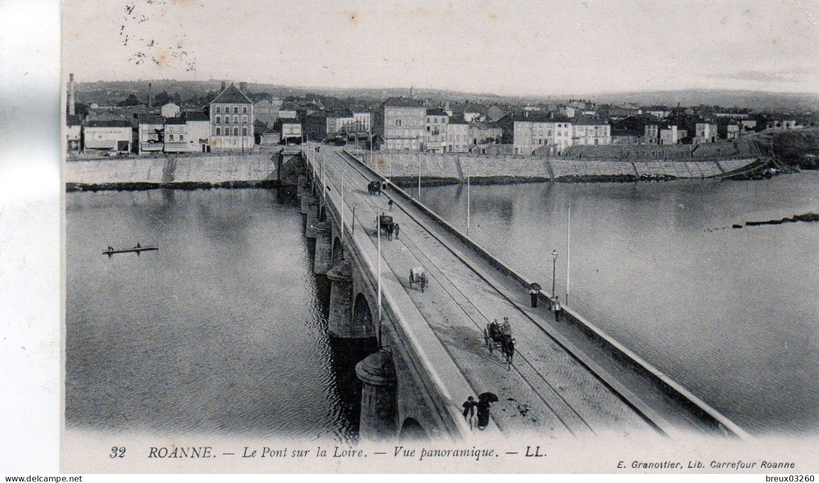 CP- ROANNE -  Le Pont Sur La Loire - - Roanne