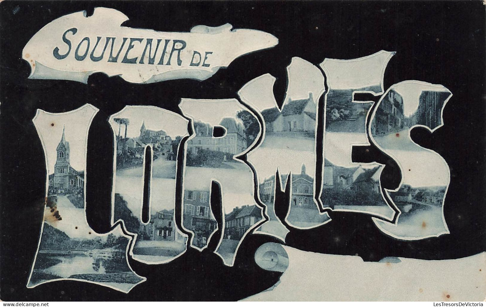FRANCE - Lormes - Souvenir - Multi-vues - Églises - Carte Postale Ancienne - Lormes